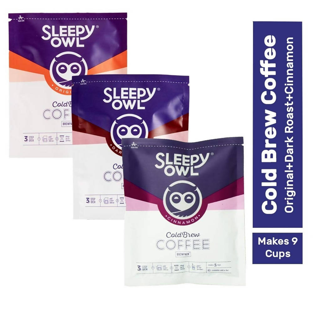Sleepy Owl Cold Brew Coffee Combo - Combo Pack